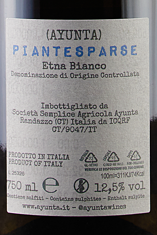 Etna Bianco Piante Sparse