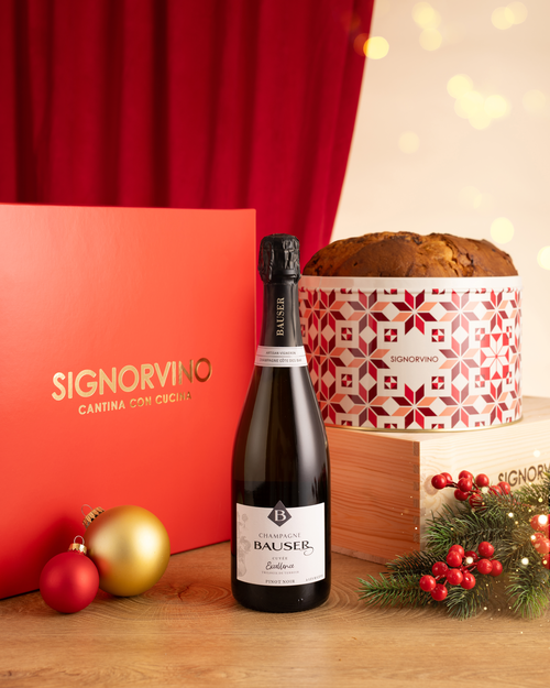 Triple chocolates panettone & bubbles