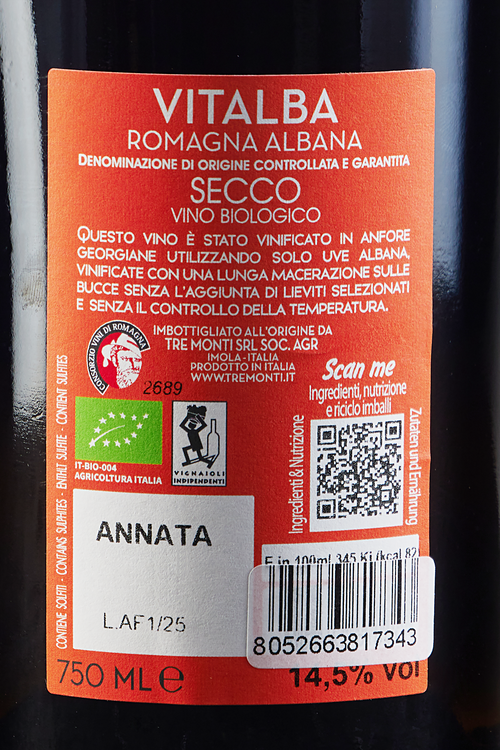 Romagna Albana Secca Vitalba Bio