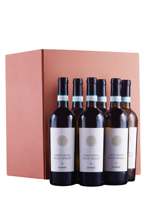 Confezione 6 bottiglie Delle Venezie Pinot Grigio Le Pezze