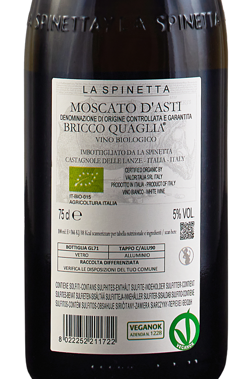 Moscato d'Asti Bricco Quaglia Bio