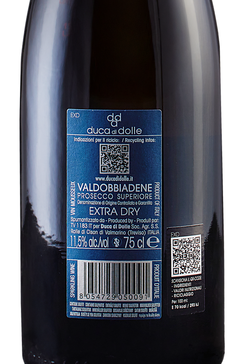 Prosecco Valdobbiadene Superiore Extra Dry EXD