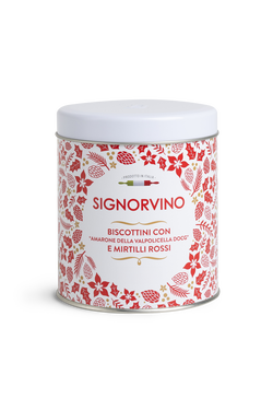 Biscottini all'Amarone della Valpolicella e mirtilli rossi