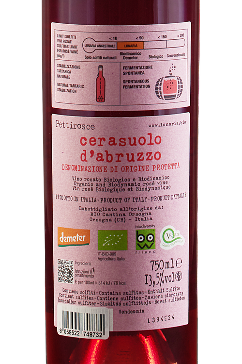 Cersaulo d'Abruzzo Pettirosce Bio