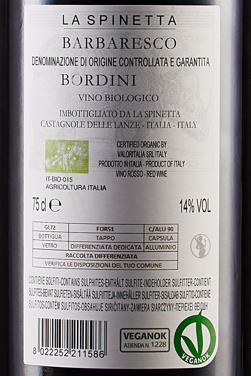 Barbaresco Bordini Bio
