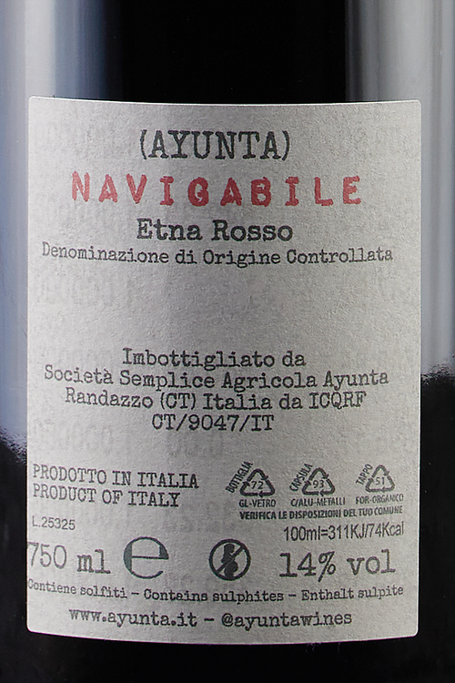 Etna Rosso Navigabile
