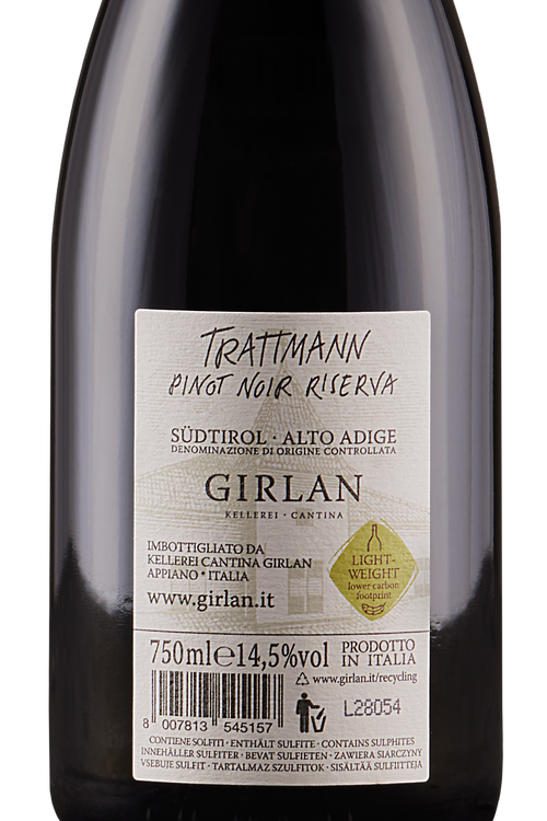 Alto Adige Pinot Nero Riserva Trattmann