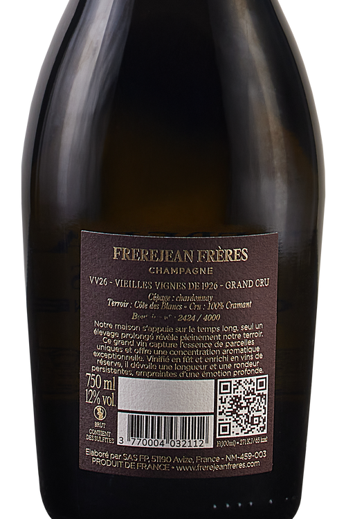 Champagne Grand Cru Brut Vv26 Vieilles Vignes