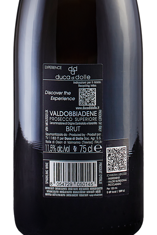 Prosecco Valdobbiadene Superiore Brut Experience