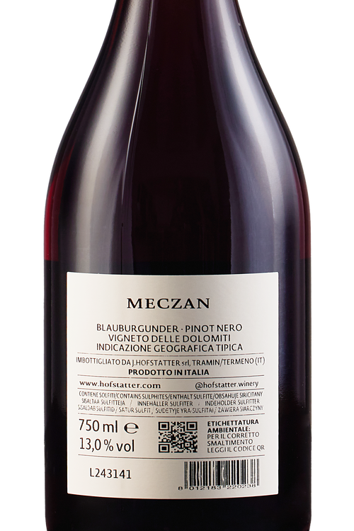 Alto Adige Pinot Nero Meczan