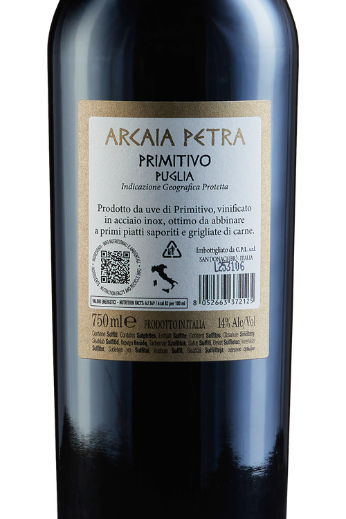 Puglia Primitivo Arcaia Petra