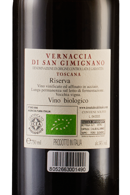 Vernaccia di San Gimignano Riserva Vigna ai Sassi Bio