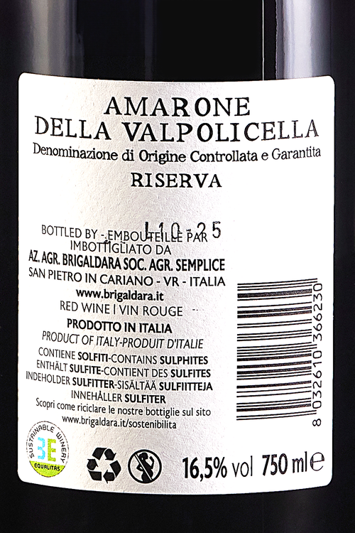 Amarone Della Valpolicella Riserva