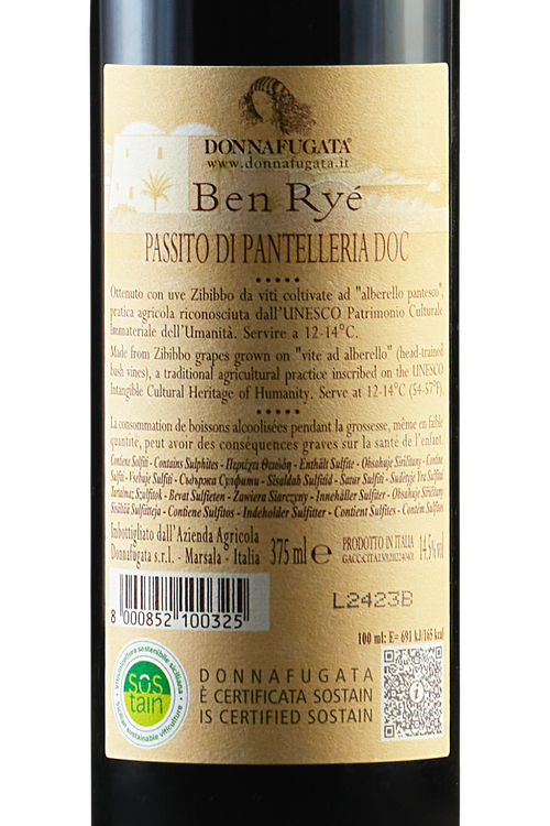 Passito di Pantelleria Ben Ryé