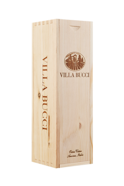 Cassetta in legno per 1 bottiglia "Villa Bucci"