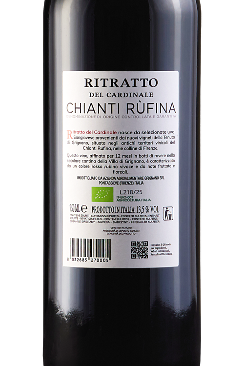 Chianti Rufina del Cardinale bio