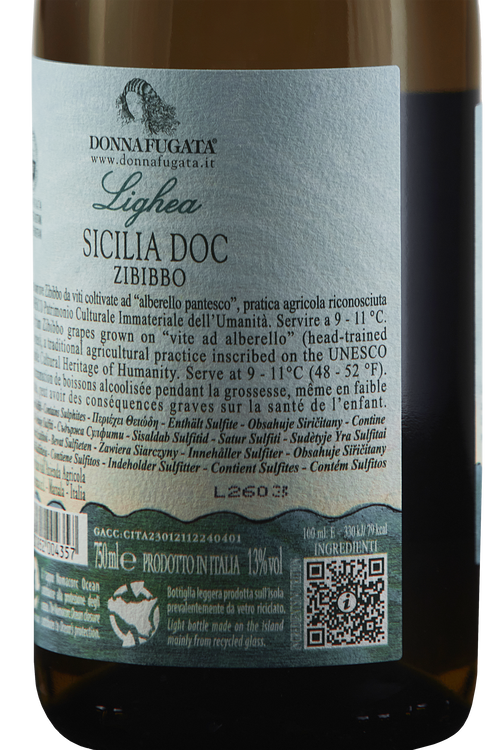 Terre Siciliane Zibibbo Lighea