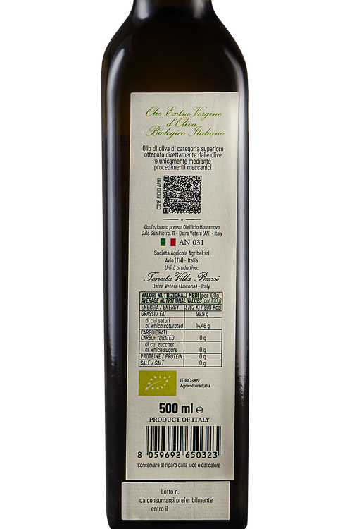 Olio Evo Villa Bucci Bio