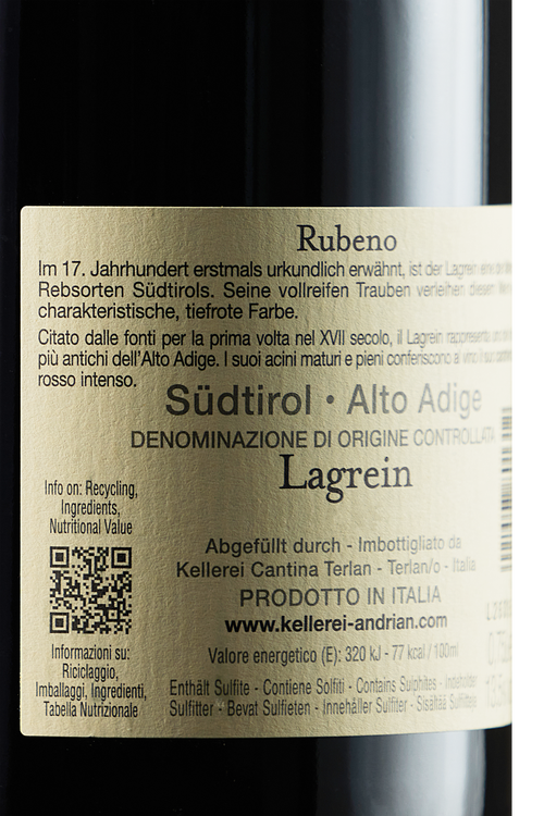 Alto Adige Lagrein Rubeno