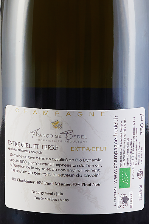 Champagne Extra Brut Entre Ciel & Terre