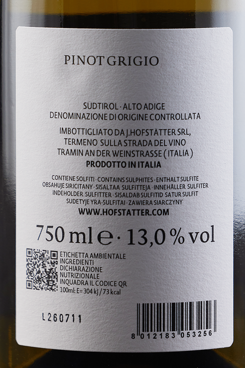 Alto Adige Pinot Grigio
