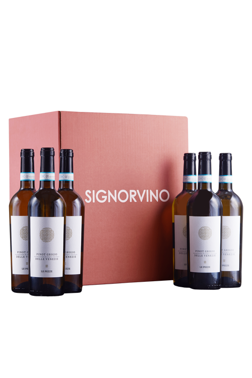 Confezione 6 bottiglie Delle Venezie Pinot Grigio Le Pezze