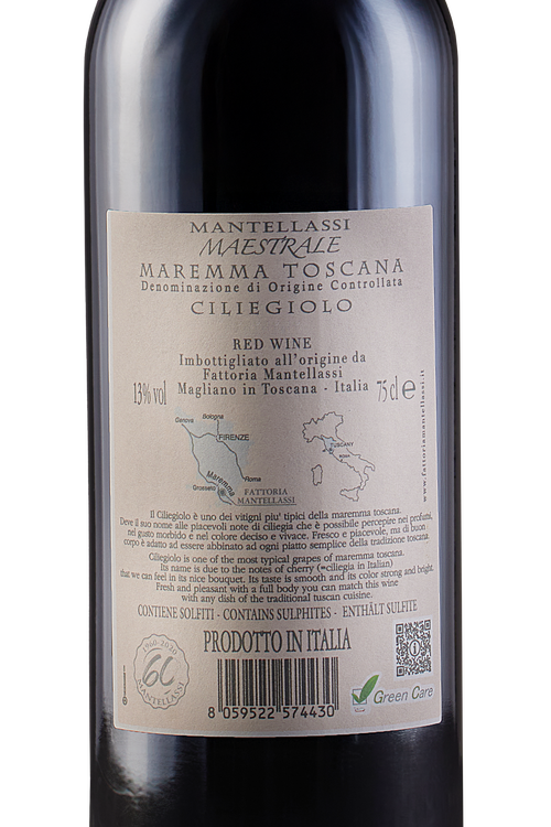 Maremma Toscana Ciliegiolo Maestrale