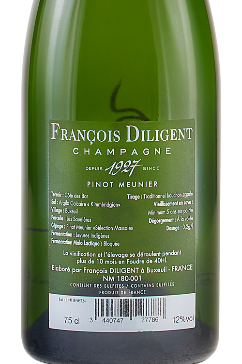 Champagne Nature Meunier Francois Diligent