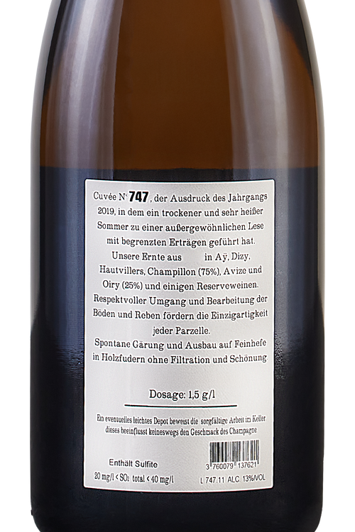 Champagne Extra Brut Cuvée 747