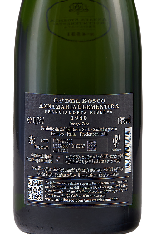 Franciacorta Dosaggio Zero Annamaria Clementi RS