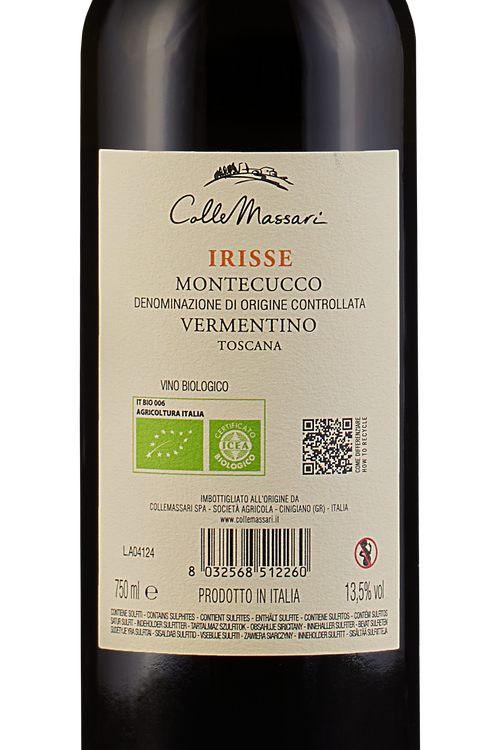 Montecucco Vermentino Irisse Bio