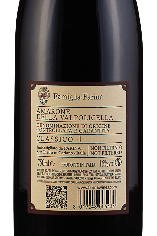 Amarone Della Valpolicella Classico Famiglia Farina
