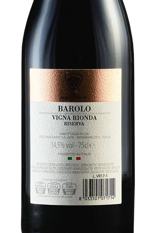 Barolo Riserva Vigna Rionda