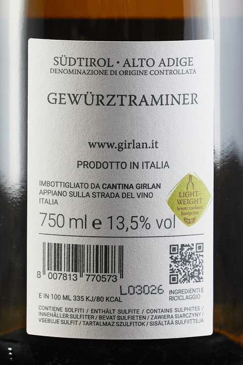 Alto Adige Gew&uuml;rztraminer