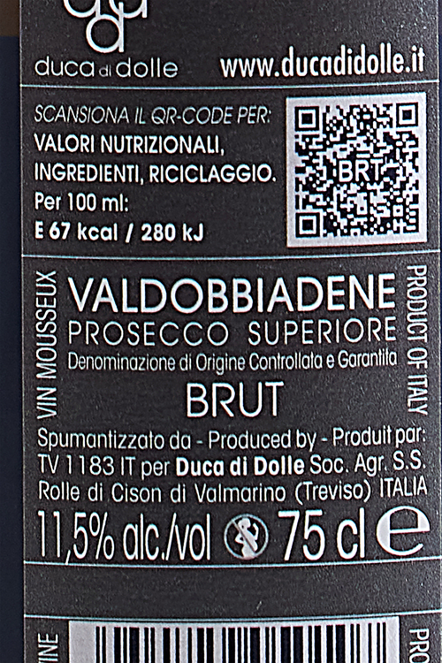 Prosecco Valdobbiadene Superiore Brut BRT