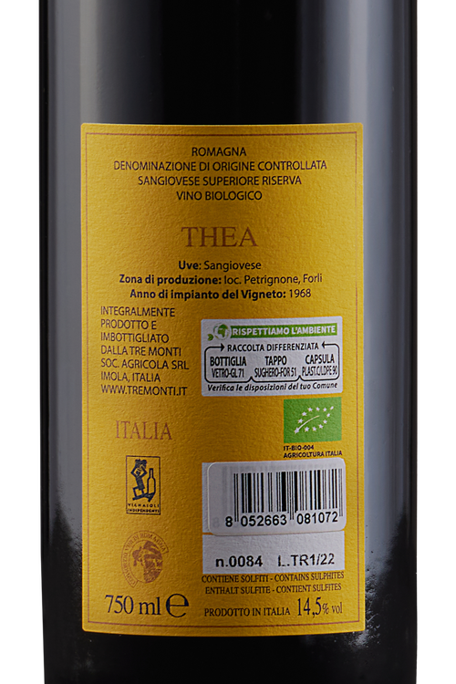 Sangiovese di Romagna Riserva Thea Bio