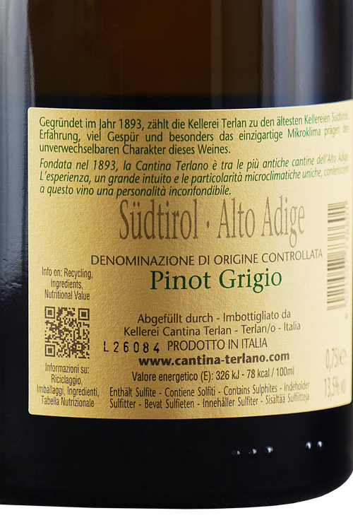Alto Adige Pinot Grigio