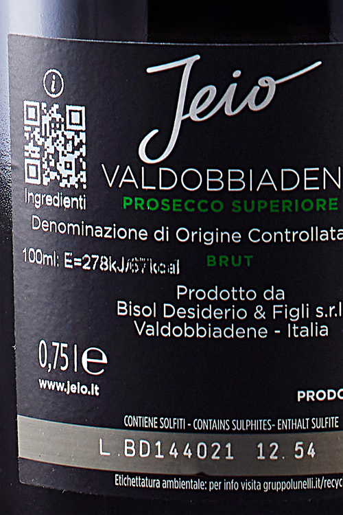 Prosecco Valdobbiadene Superiore Brut Jeio