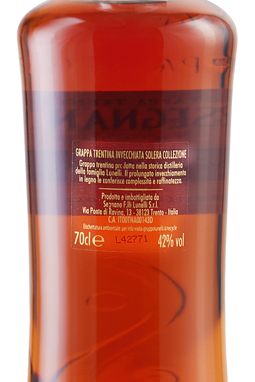 Grappa Trentina Invecchiata Solera Collezione