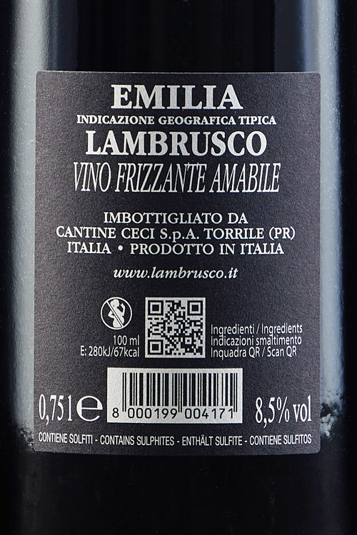 Emilia Lambrusco Amabile Terre Verdiane 1813