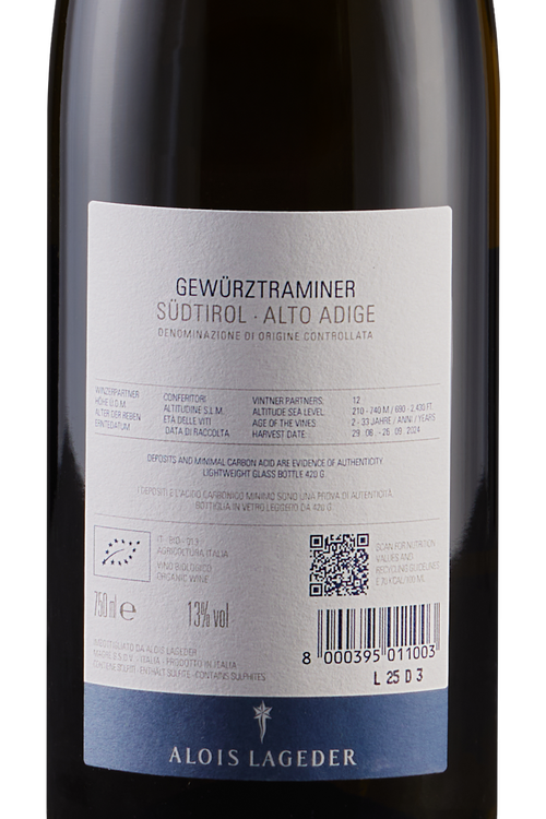 Alto Adige Gewürztraminer bio