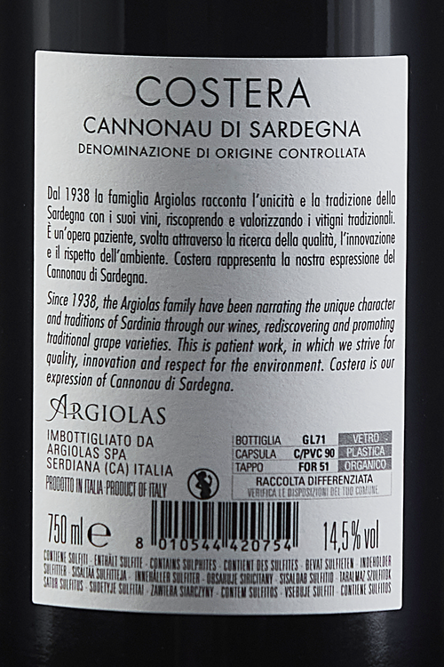 Cannonau di Sardegna Costera
