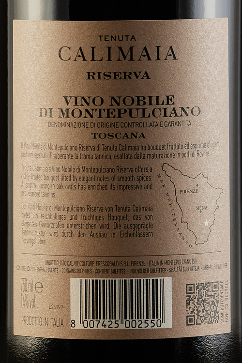 Nobile di Montepulciano Riserva Tenuta Calimaia