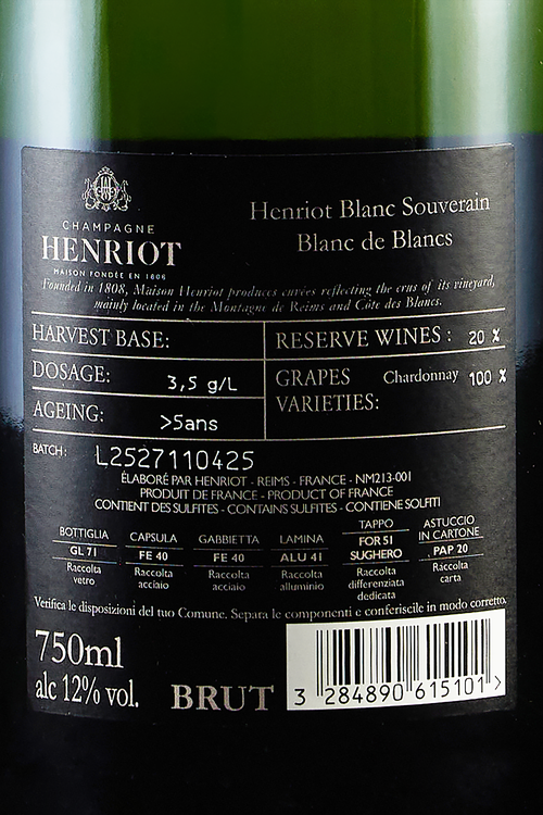 Champagne Blanc de Blancs