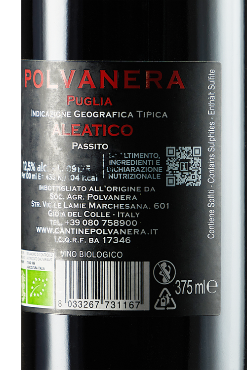 Aleatico Dolce Naturale Bio