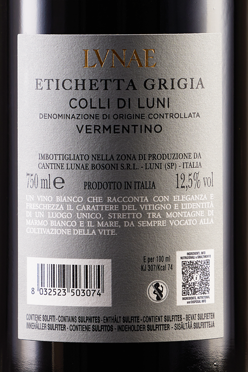 Colli di Luni Vermentino Etichetta Grigia
