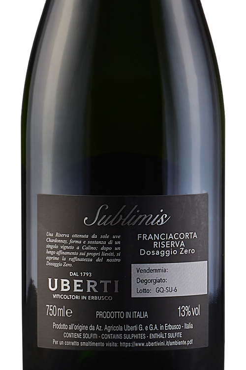 Franciacorta Dosaggio Zero Sublimis