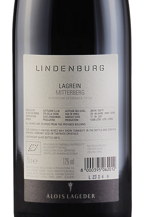 Alto Adige Lagrein Lindeburg Bio