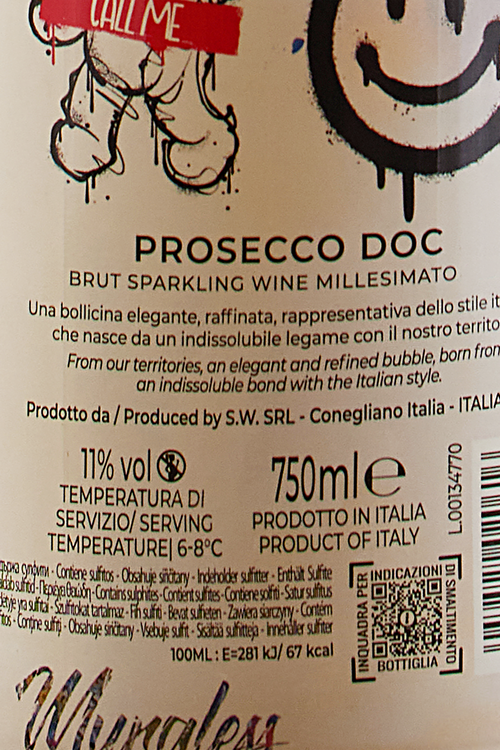 Prosecco Brut Millesimato Love Edition