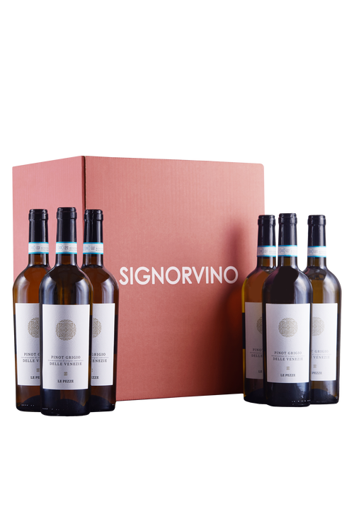 Confezione 6 bottiglie Delle Venezie Pinot Grigio Le Pezze
